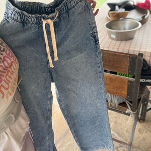 GAP Light Blue Denim Joggers